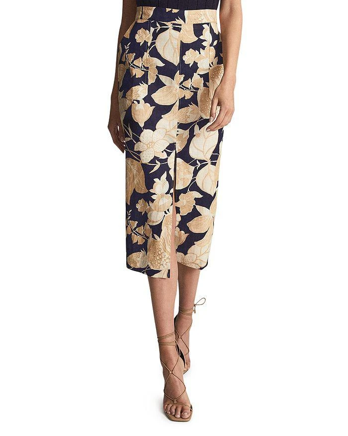 商品REISS|Jackson Printed Pencil Skirt,价格¥667,第1张图片