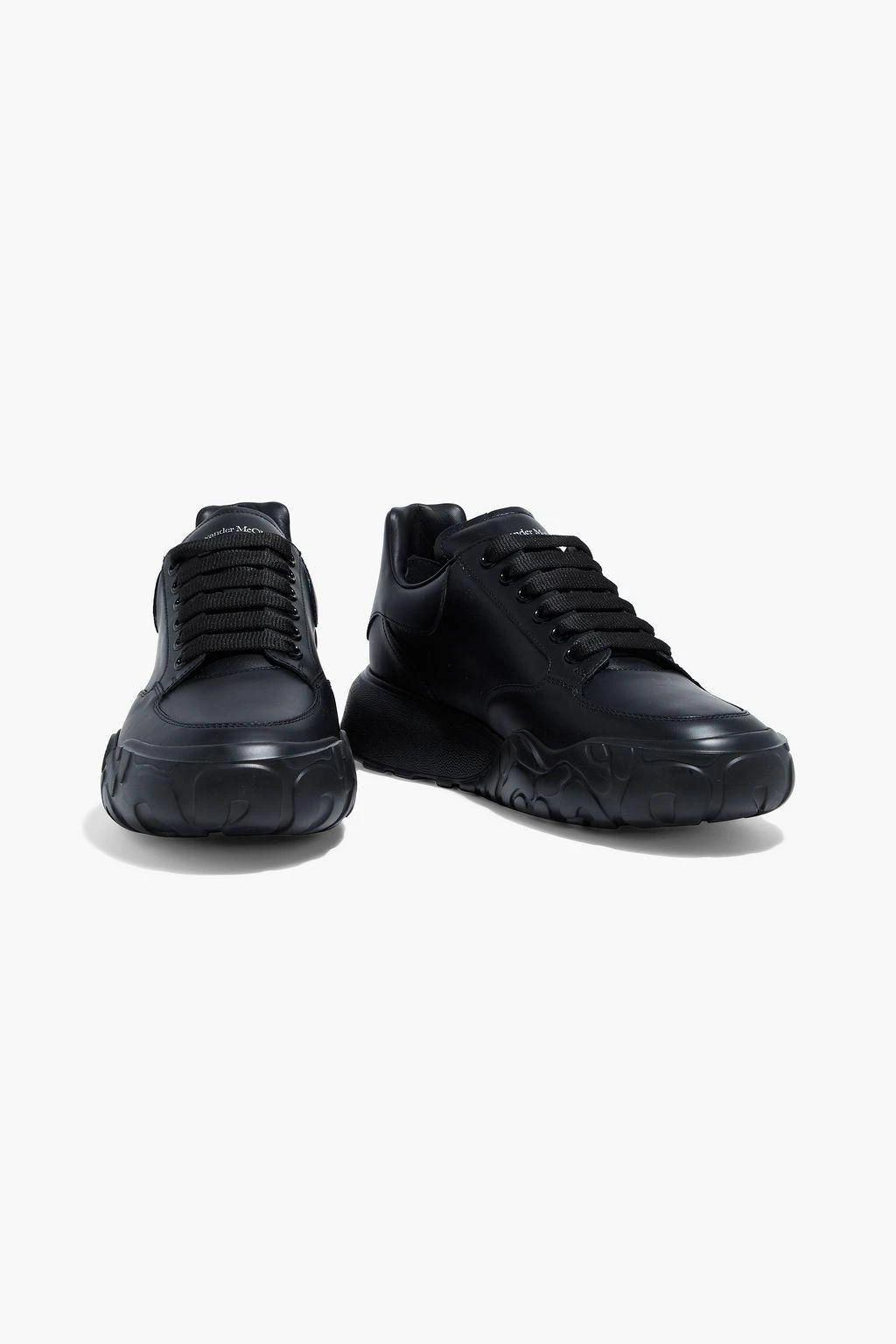 商品Alexander McQueen|Leather exaggerated-sole sneakers,价格¥2807,第2张图片详细描述