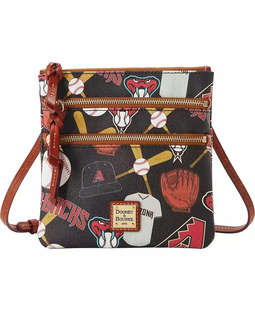 商品Dooney & Bourke|Women's Arizona Diamondbacks Game Day Triple Zip Crossbody Purse,价格¥993,第3张图片详细描述