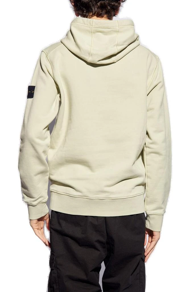 商品Stone Island|Stone Island Logo Patch Drawstring Hoodie,价格¥2306,第3张图片详细描述