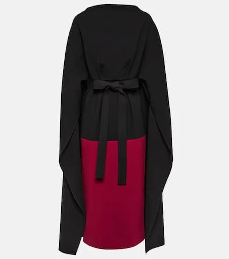 商品ROKSANDA|Cape-detail crêpe  midi dress,价格¥7385,第1张图片