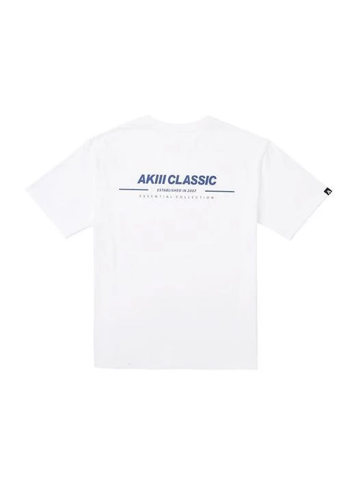 商品AKIII CLASSIC|Overfit Essential Graphic Short Sleeve (White),价格¥339,第3张图片详细描述