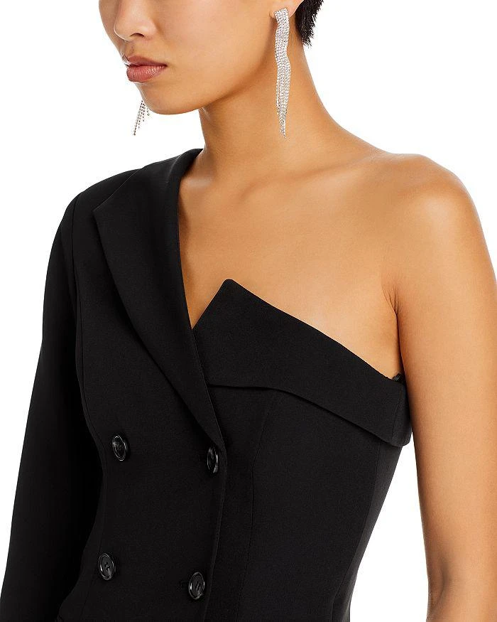 商品AQUA|One Shoulder Blazer Dress - 100% Exclusive,价格¥889,第2张图片详细描述