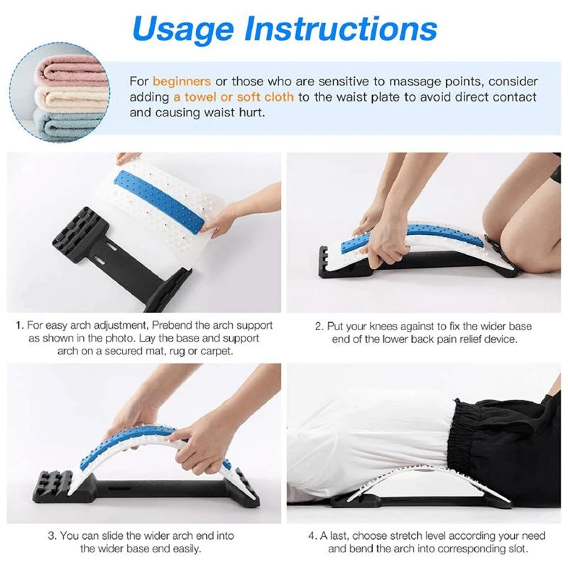 商品Jupiter Gear|Multi-level Arched Back Stretcher To Relieve Pain, Stiffness And Correct Posture,价格¥189,第2张图片详细描述
