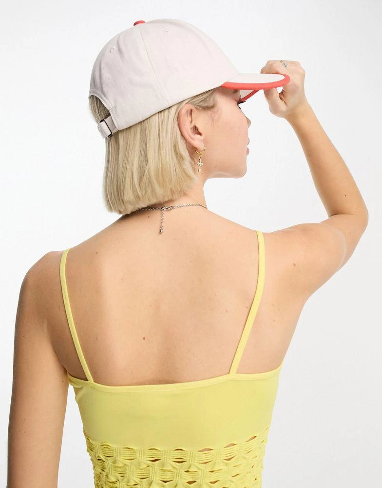 商品Skinnydip|Skinnydip Vitamin D slogan cap in white,价格¥89,第3张图片详细描述