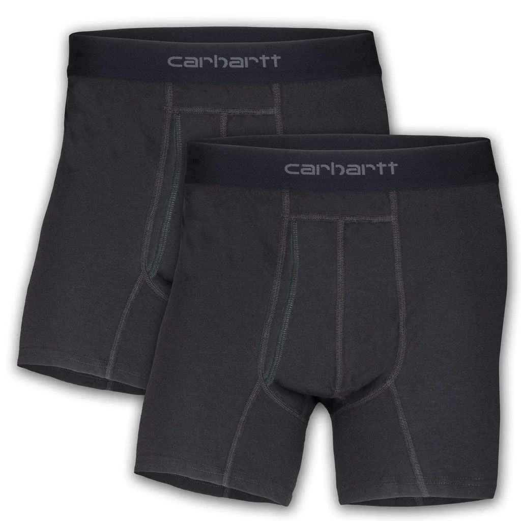 商品Carhartt|Men's Cotton Polyester 2 Pack Boxer Brief,价格¥150,第1张图片