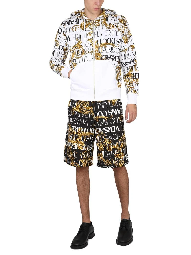 商品Versace|Versace Jeans Couture Zipper Hoodie,价格¥2241,第3张图片详细描述