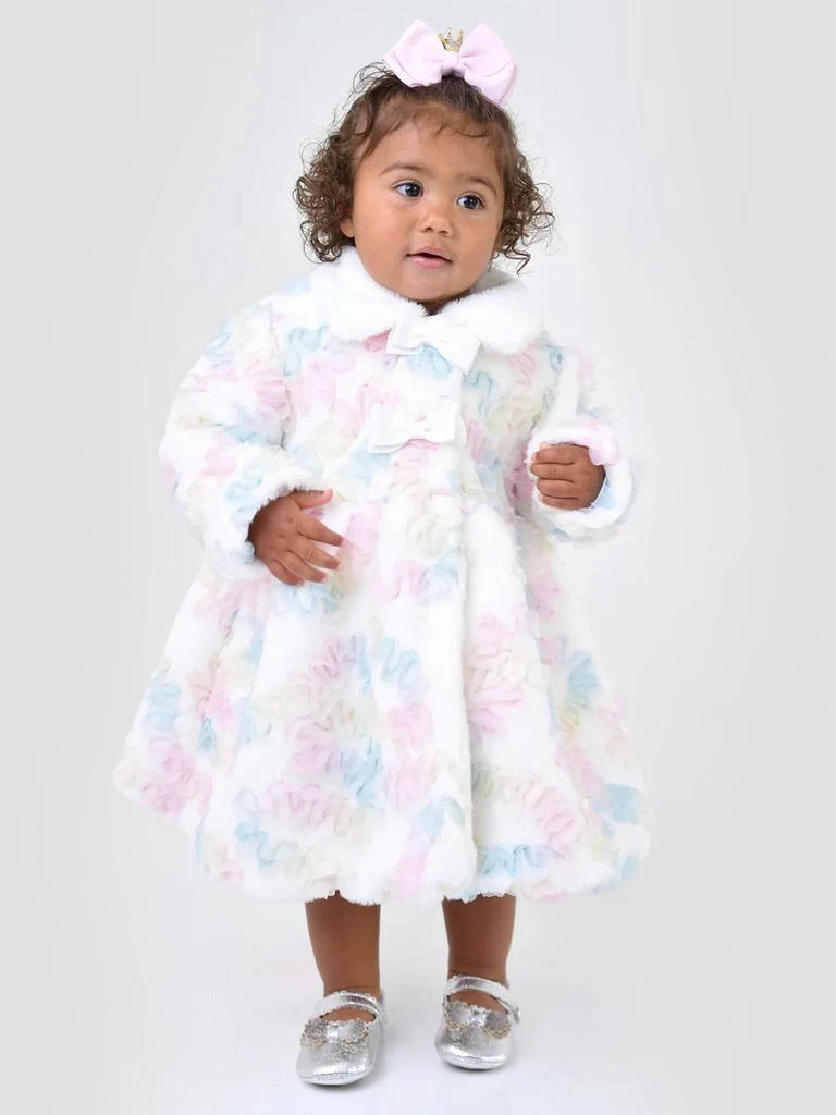 商品Angels Face|Angels Face Baby Girls Harmony Pastel Fur Coat in White,价格¥455,第1张图片