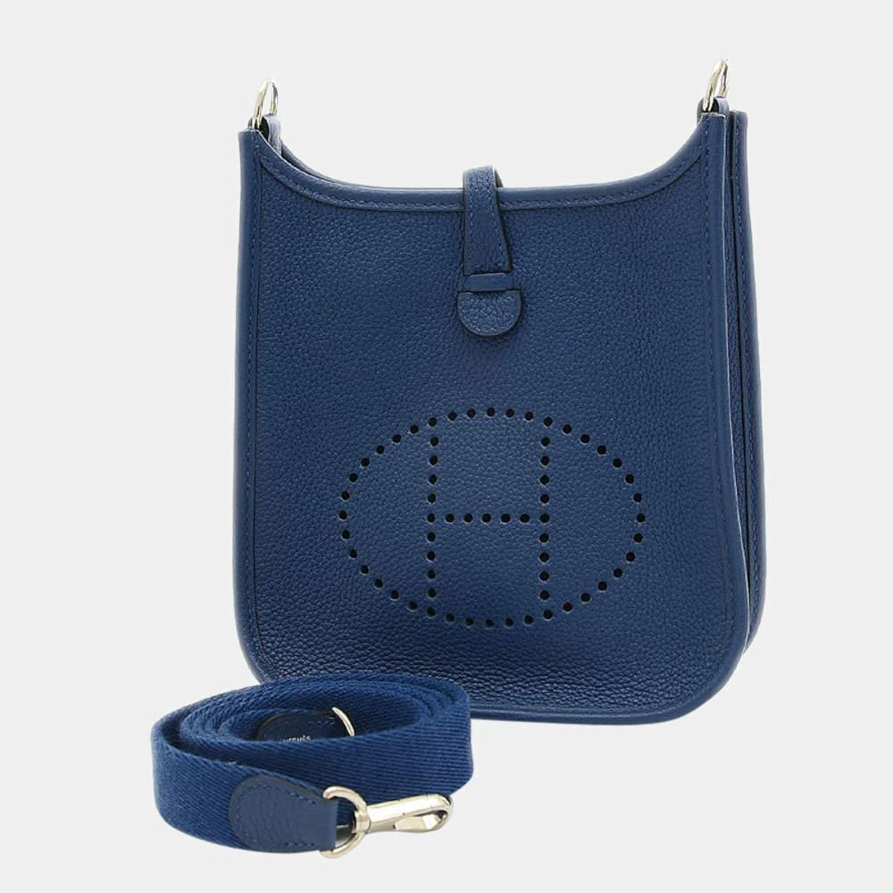 商品[二手商品] Hermes|Hermes Evelyn TPM Amazon Togo Cobalt Silver hardware Z stamp,价格¥30630,第1张图片