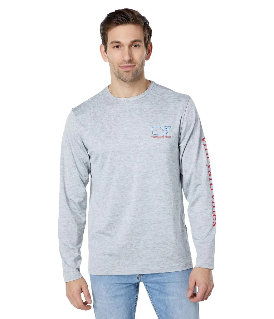 商品Vineyard Vines|Long Sleeve Whale Harbor T- Shirt,价格¥370,第2张图片详细描述