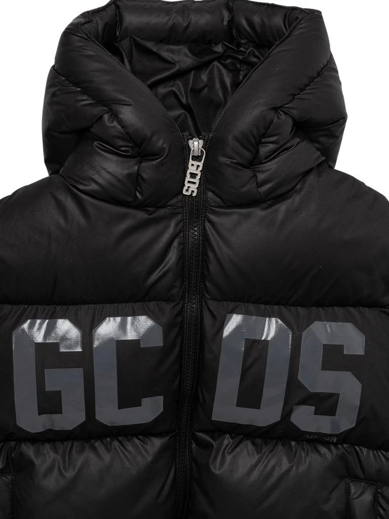 商品GCDS|Hooded Nylon Puffer Jacket W/ Logo Tape,价格¥3367,第1张图片详细描述