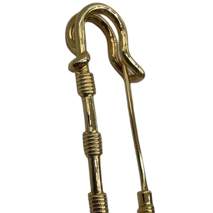 商品[国内直发] Versace|[预售3天]范思哲 纯色设计 - 配饰 女款 金色 做旧工艺,价格¥2304,第4张图片详细描述