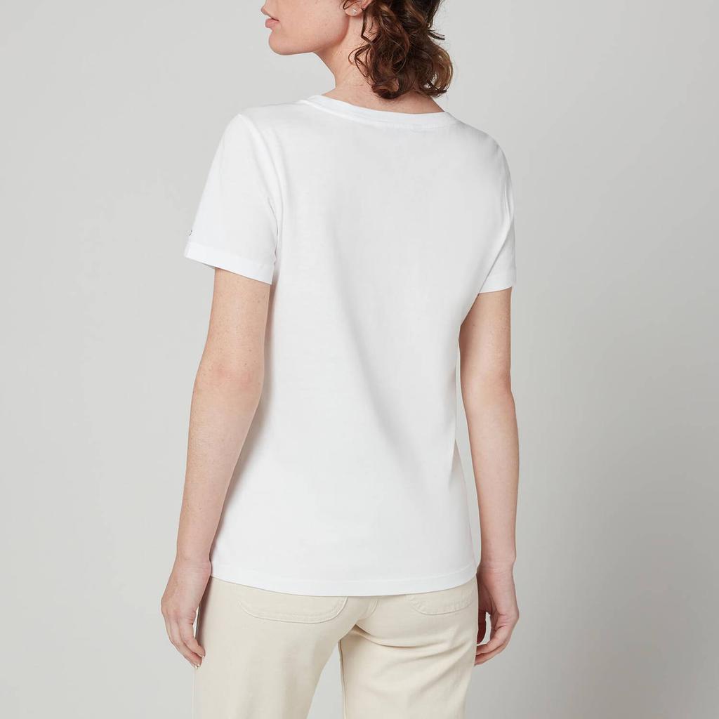 商品Tommy Hilfiger|Tommy Hilfiger Women's Crv Floral T-Shirt - White,价格¥197,第5张图片详细描述