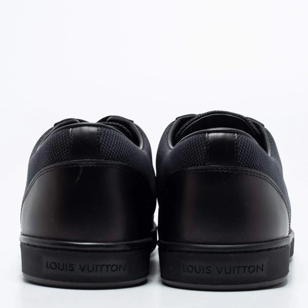 商品[二手商品] Louis Vuitton|Louis Vuitton Graphite/Black Damier Nylon and Leather Offshore Low-Top Sneakers Size 41.5,价格¥5235,第5张图片详细描述