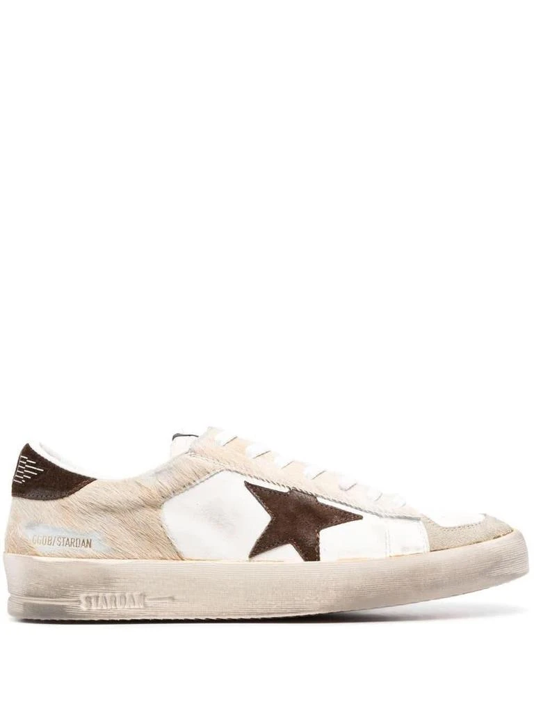 商品Golden Goose|Golden Goose Stardan Nappa And Horsy Upper Suede Toe Star And Heel - Men,价格¥7870,第1张图片