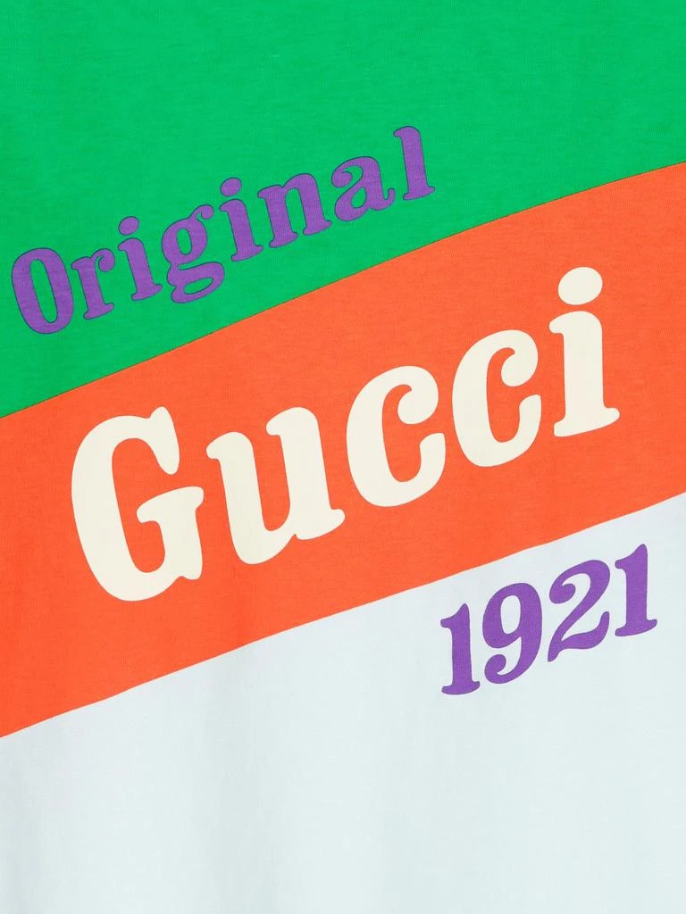 商品Gucci|Gucci Kids Logo Printed Crewneck T-Shirt,价格¥880,第3张图片详细描述