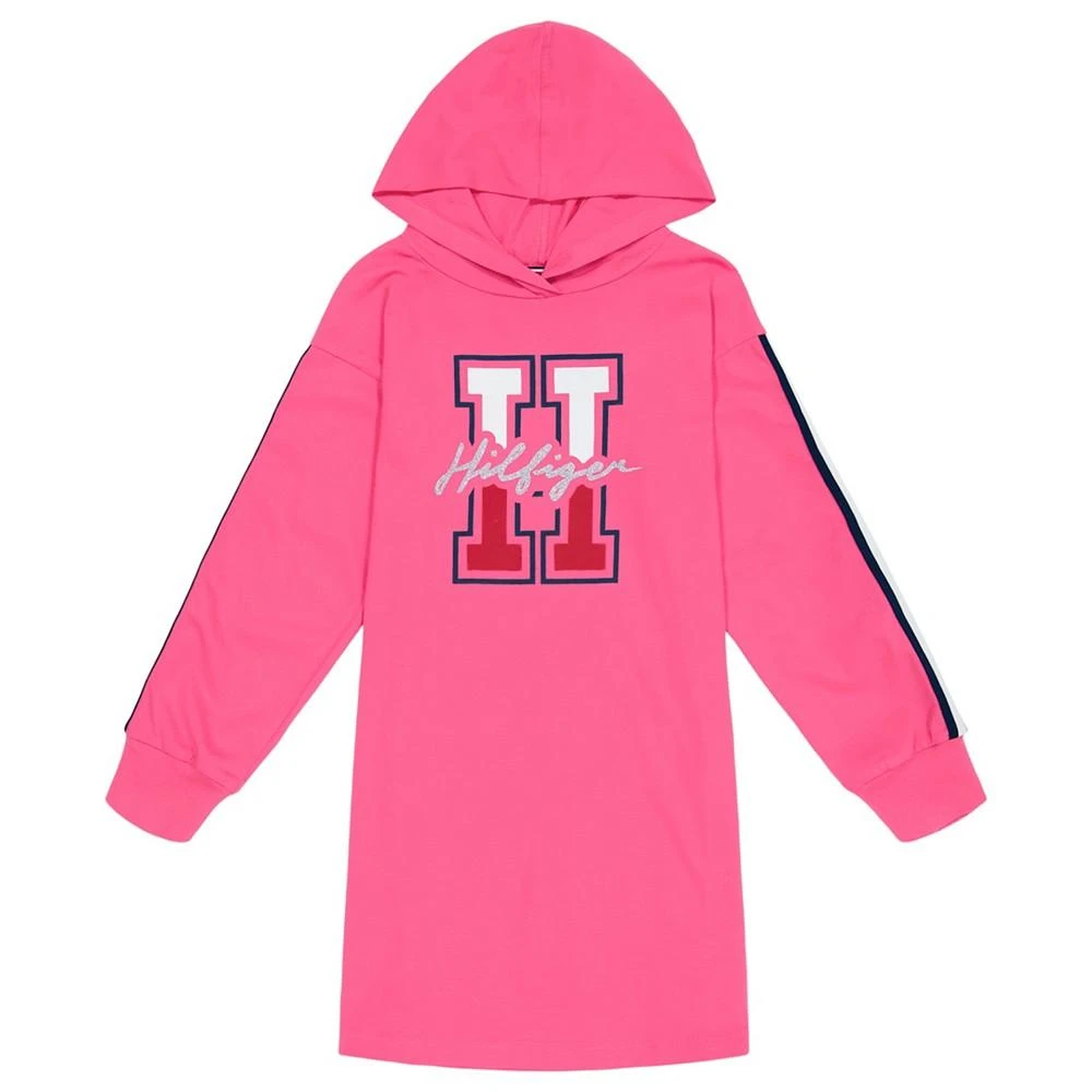 商品Tommy Hilfiger|Big Girls Hooded Long Sleeve Dress,价格¥366,第1张图片
