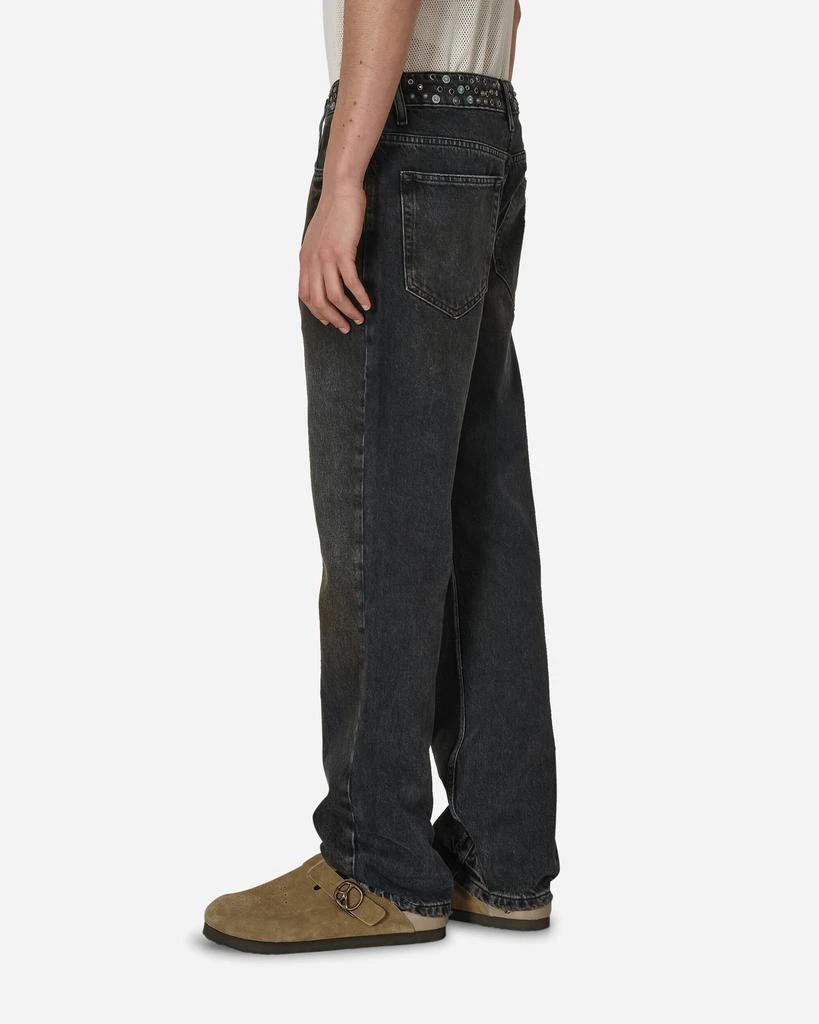 商品Guess USA|Embellished Flare Pants Aged Black Wash,价格¥759,第2张图片详细描述