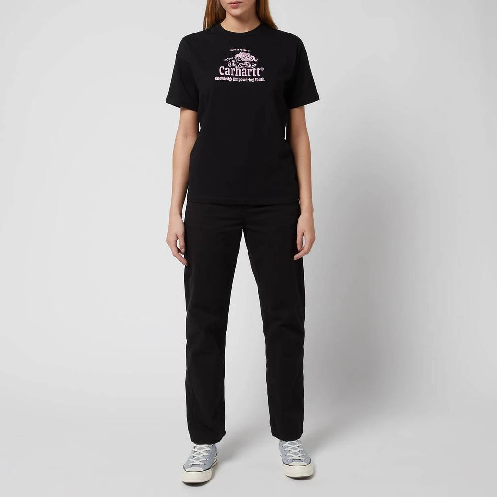 商品Carhartt|Carhartt WIP Women's Schools Out T-Shirt - Black/Pink,价格¥202,第3张图片详细描述