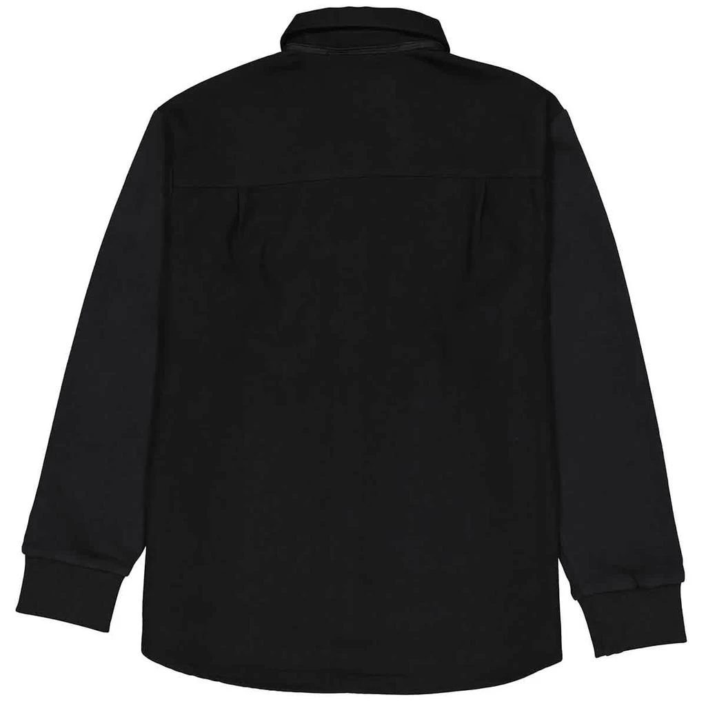 商品Calvin Klein|Men's Black Fleece Hooded Overshirt,价格¥490,第3张图片详细描述