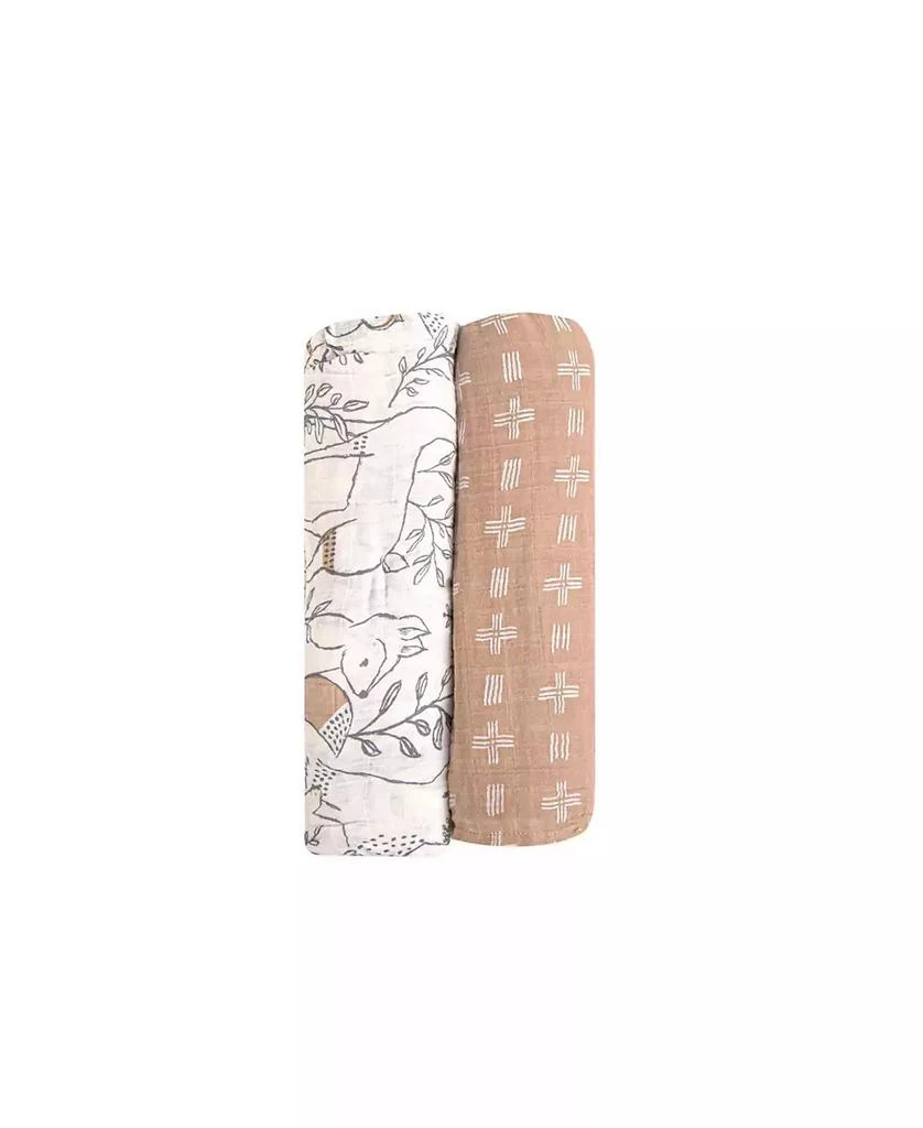 商品Crane Baby|Baby Boys or Baby Girls Ezra Swaddle Wraps, Pack of 2,价格¥262,第1张图片