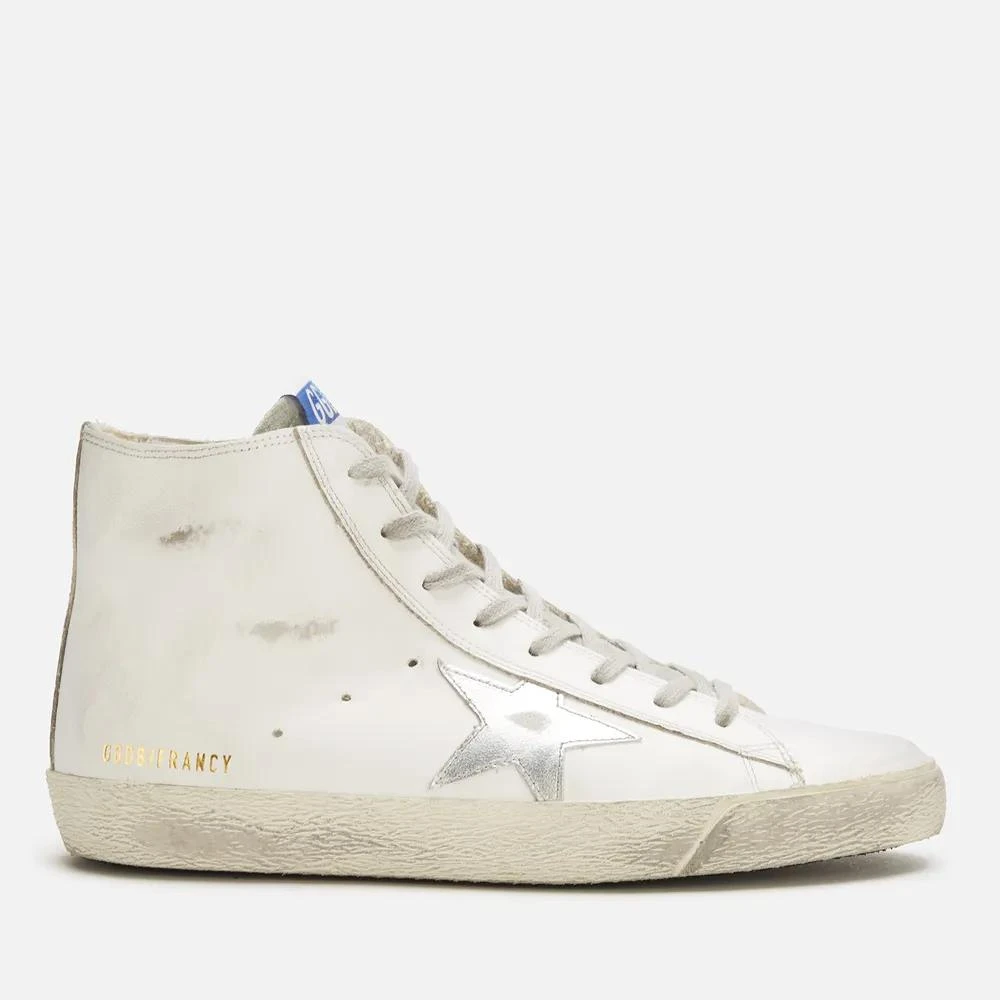 商品Golden Goose|Golden Goose Men's Francy Leather Hi-Top Trainers,价格¥2733,第1张图片