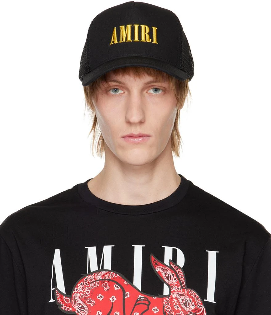 商品AMIRI|Black Core Logo Trucker Cap,价格¥1605,第1张图片