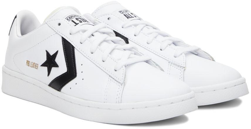 White Pro Leather Sneakers商品第4张图片规格展示