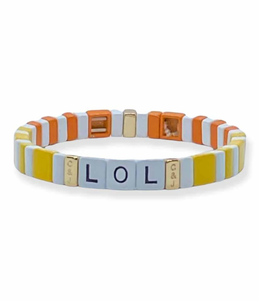 商品Coco & Jane Loves|Coco & Jane Loves Charity LOL Bracelet,价格¥331,第1张图片