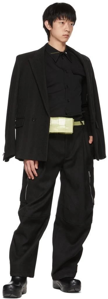 商品Bottega Veneta|Yellow Cassette Belt Pouch,价格¥14961,第4张图片详细描述