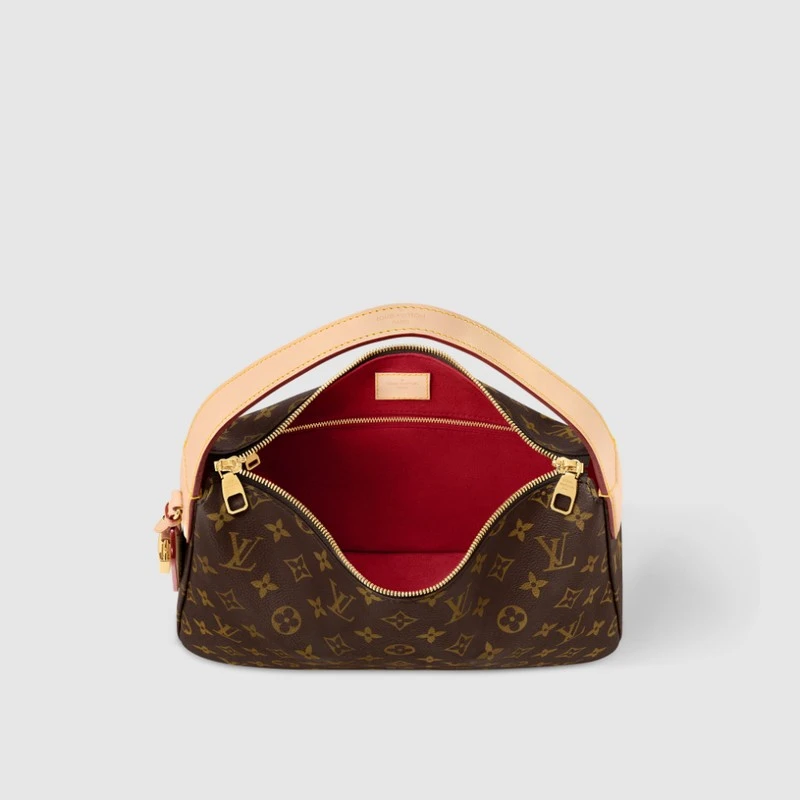 商品Louis Vuitton|【预售3-7天】LV/路易威登 女士棕色老花帆布/牛皮手提包,价格¥20477,第6张图片详细描述
