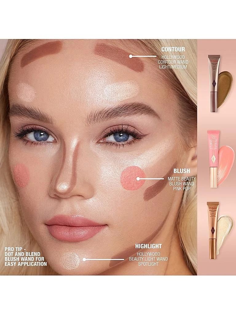 商品Charlotte Tilbury|Matte Beauty Blush Wand,价格¥311,第5张图片详细描述