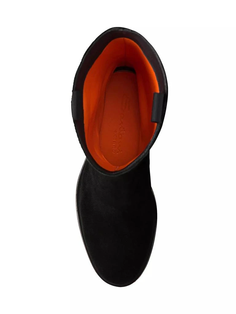 商品Santoni|Fleeces Suede Mid-Calf Boots,价格¥10071,第5张图片详细描述