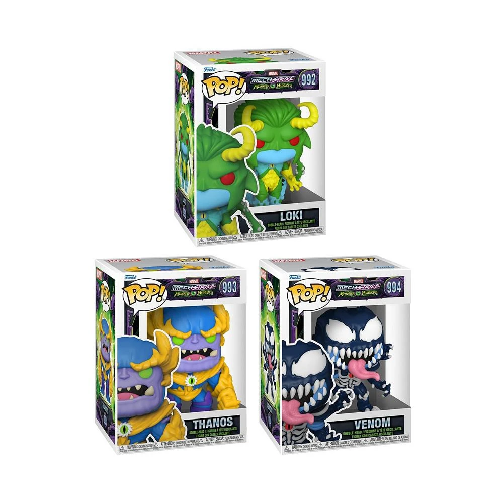 商品Funko|Pop Marvel Mech Strike Monster Hunters Collectors Set 3 Figure Set,价格¥271,第2张图片详细描述