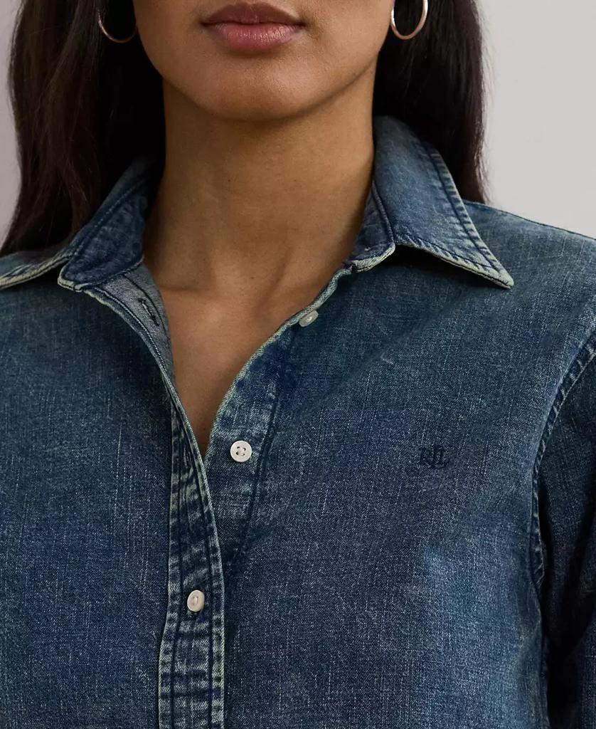 商品Ralph Lauren|Women's Classic-Fit Denim Shirt,价格¥553,第3张图片详细描述