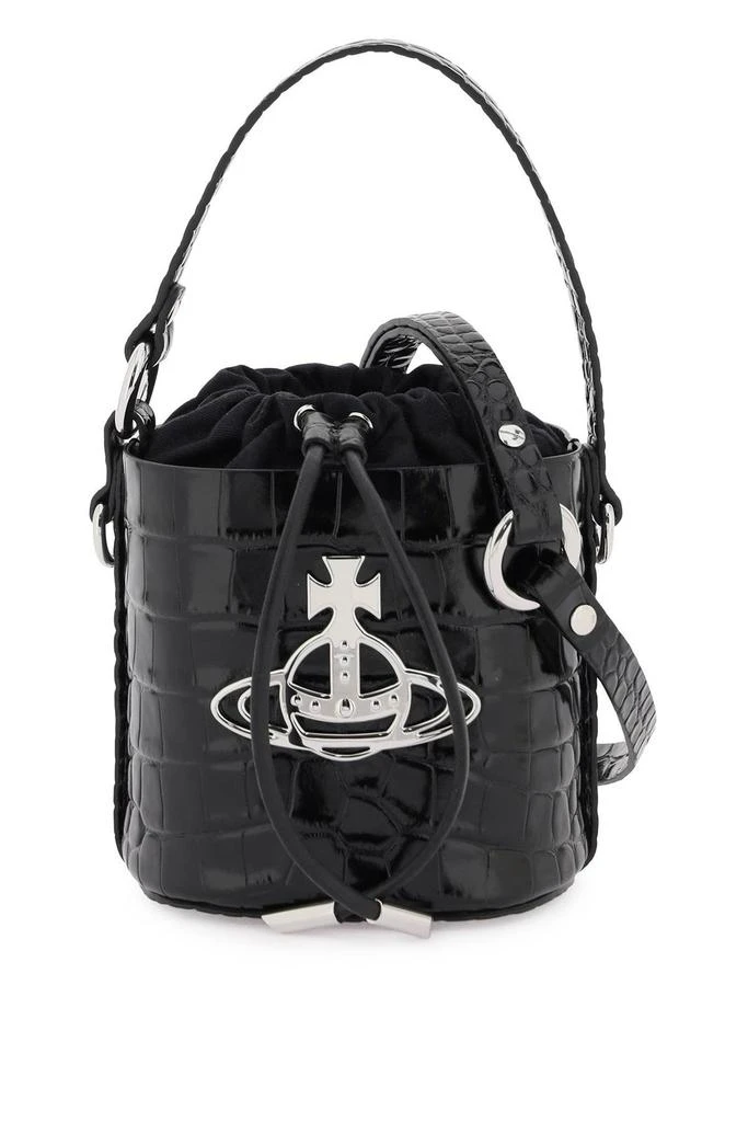 商品Vivienne Westwood|Vivienne Westwood Daisy Embossed Bucket Bag,价格¥3005,第1张图片