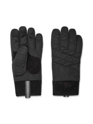 商品UGG|Quilted Nylon & Faux Fur Gloves,价格¥240,第2张图片详细描述