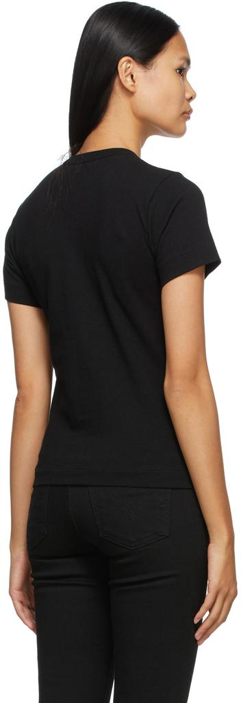 女式 双心T恤 黑色商品第3张图片规格展示