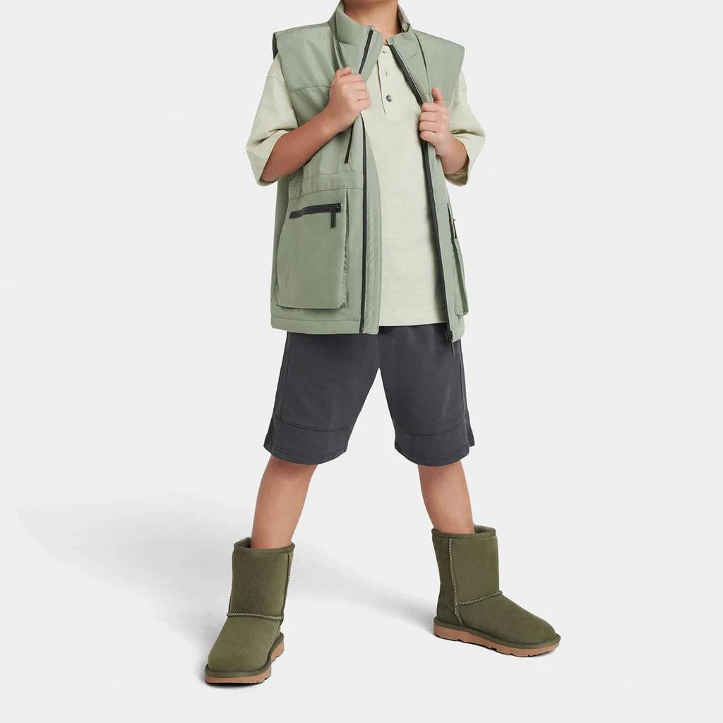 商品UGG|UGG Kids’ Classic II Suede and Wool-Blend Boots,价格¥695,第2张图片详细描述