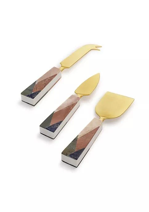 商品GAURI KOHLI|Kohli Gauri Kohli Galicia Marble Cheese Knives Set Of 3,价格¥449,第5张图片详细描述