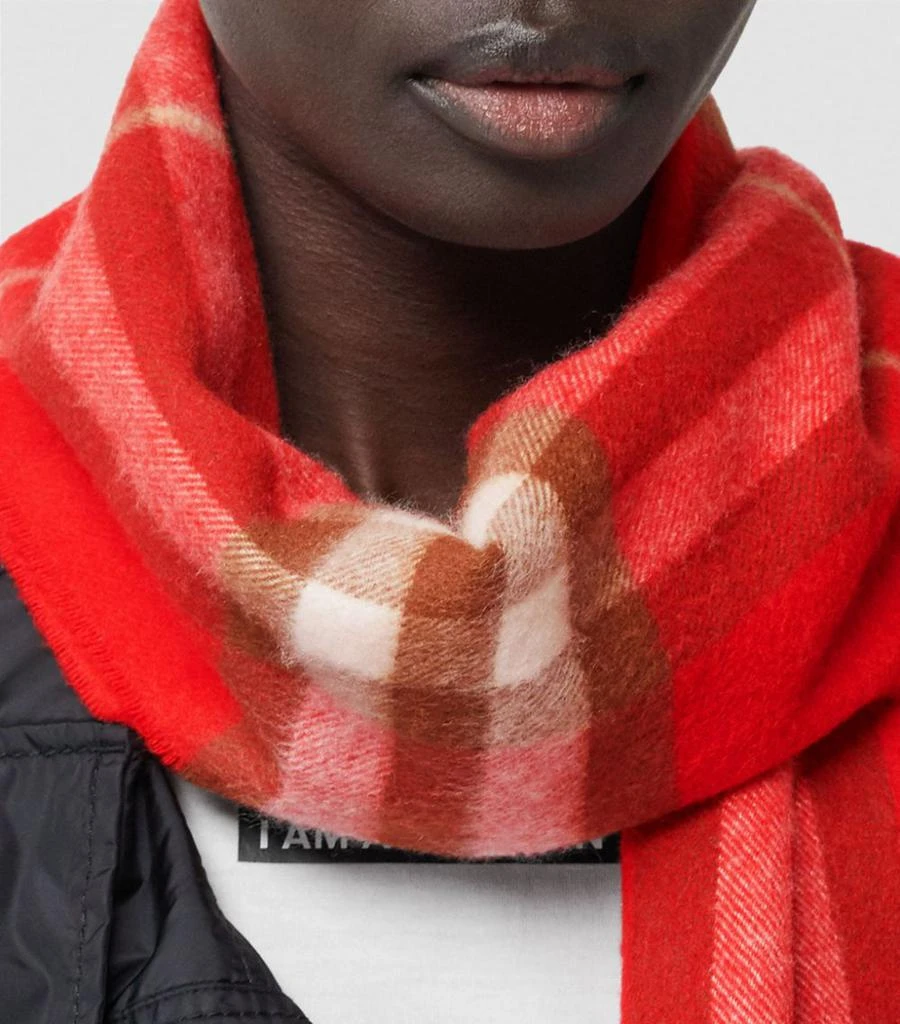 商品Burberry|The Classic Check Cashmere Scarf,价格¥3781,第5张图片详细描述