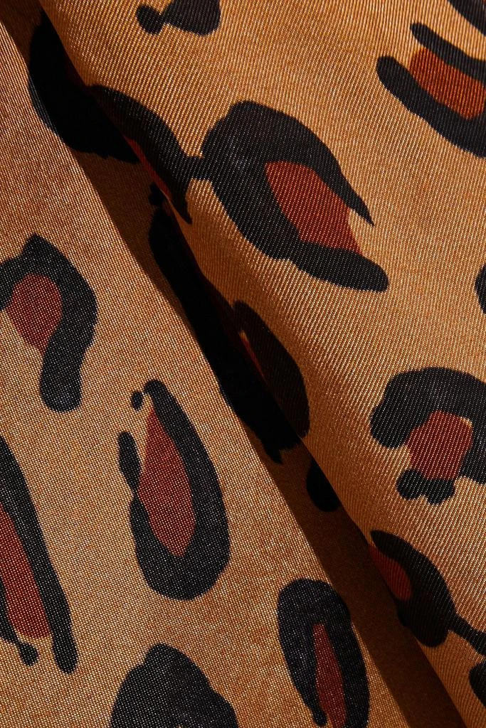 商品ROSETTA GETTY|Leopard-print satin-twill shirt,价格¥1381,第2张图片详细描述
