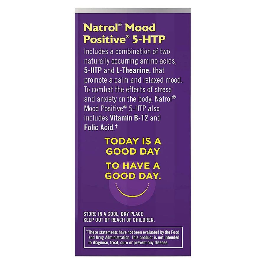 商品Natrol|Mood Positive 5-HTP Mood & Stress Tablets,价格¥104,第5张图片详细描述
