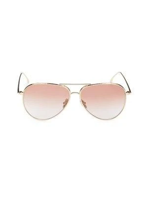 商品Victoria Beckham|62MM Aviator Sunglasses,价格¥680,第1张图片