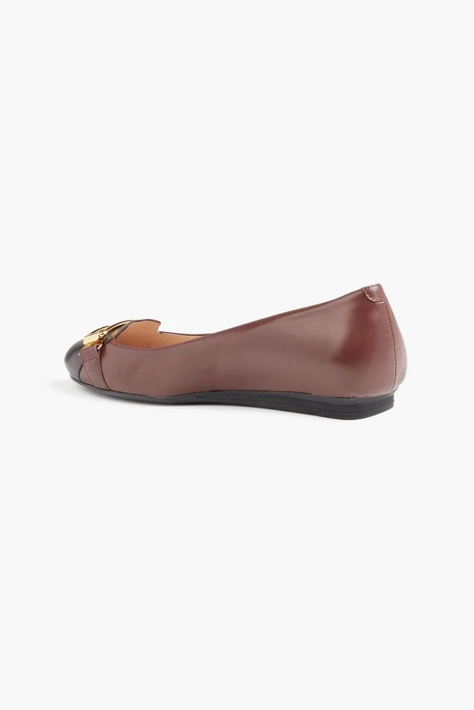 商品Tod's|Two-tone leather ballet flats,价格¥1935,第3张图片详细描述