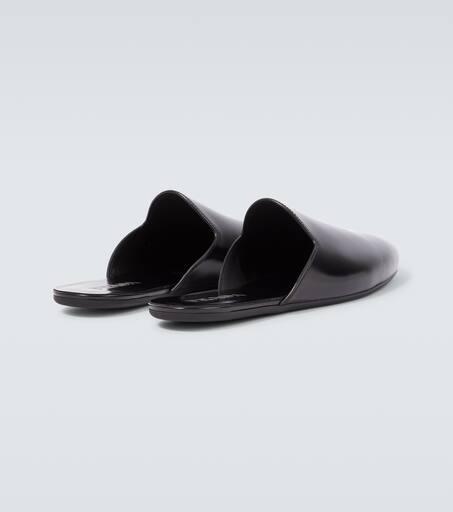 Shop Brushed leather mules on Sale at BeyondStyle – Get