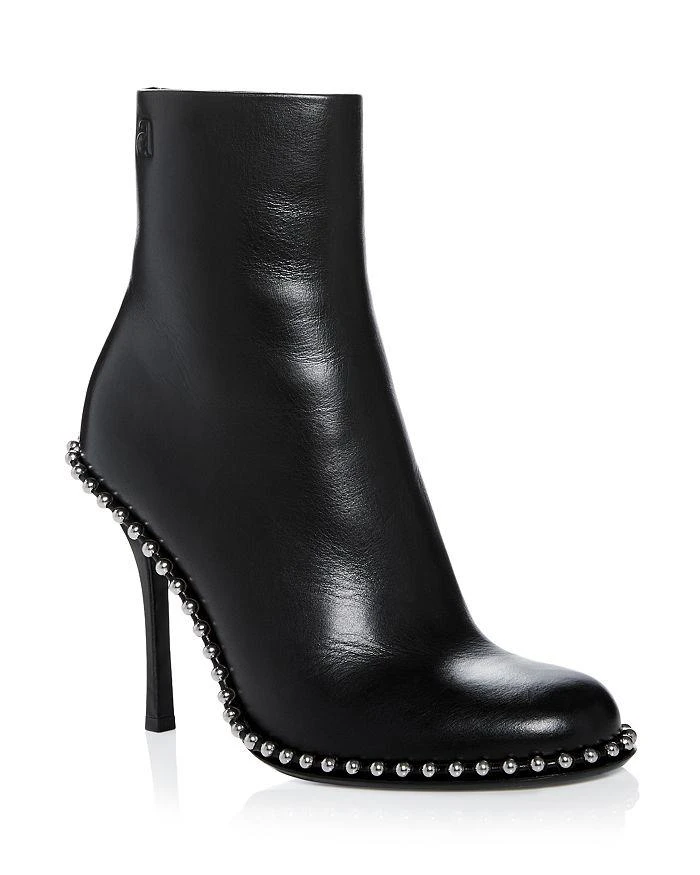 商品Alexander Wang|Women's Nova 105 Studded Ankle Boots,价格¥2677,第1张图片