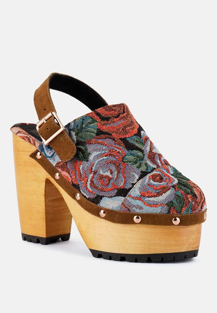 MURAL Tapestry Handcrafted Clogs 商品