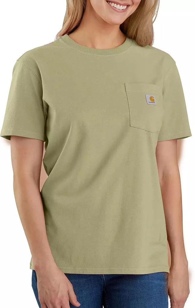 商品Carhartt|Carhartt Women's WK87 Workwear Pocket SS T-Shirt,价格¥166,第1张图片