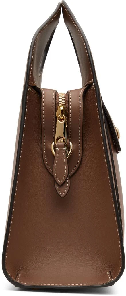 商品Burberry|Brown Topstitched Small Pocket Bag,价格¥16216,第5张图片详细描述